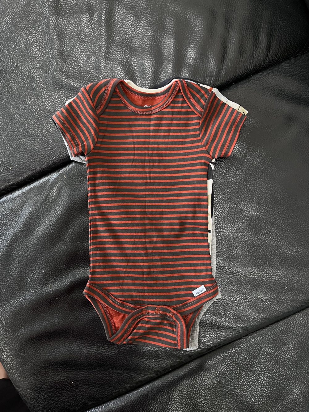 Set 4 bộ bodysuit Gerber chủ đề khủng long (size 6→9m) - Ảnh 20