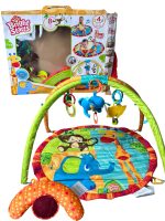 Thảm chơi treo đồ chơi Bright Starts Safari Tales và gối đỡ (full box)
