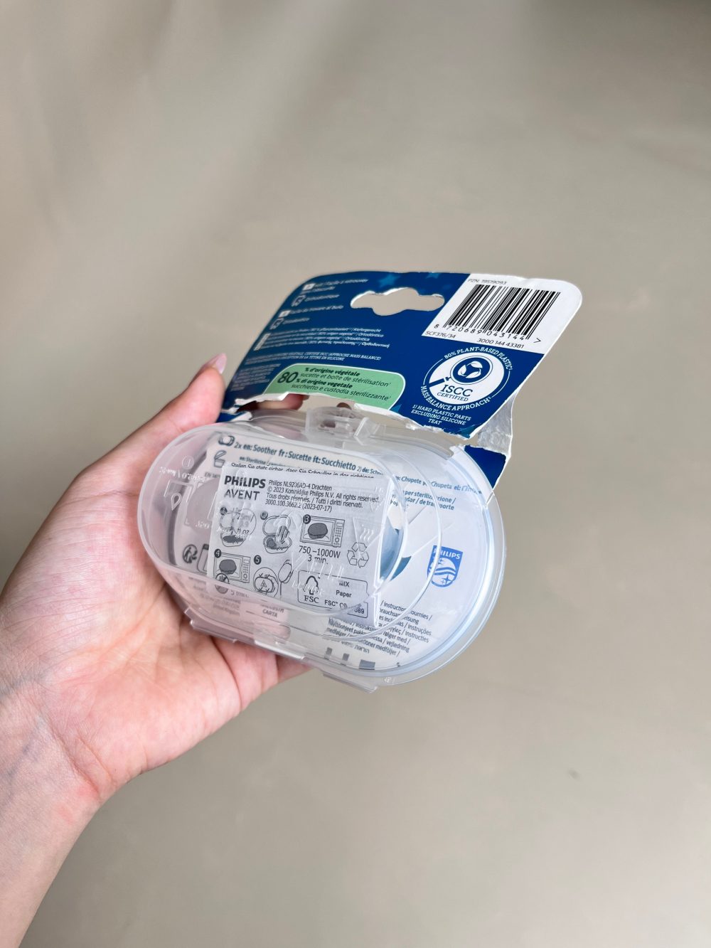 Ty ngậm Philips Avent Ultra Air Nighttime ( Size: 18m+, 2cái) - Ảnh 3