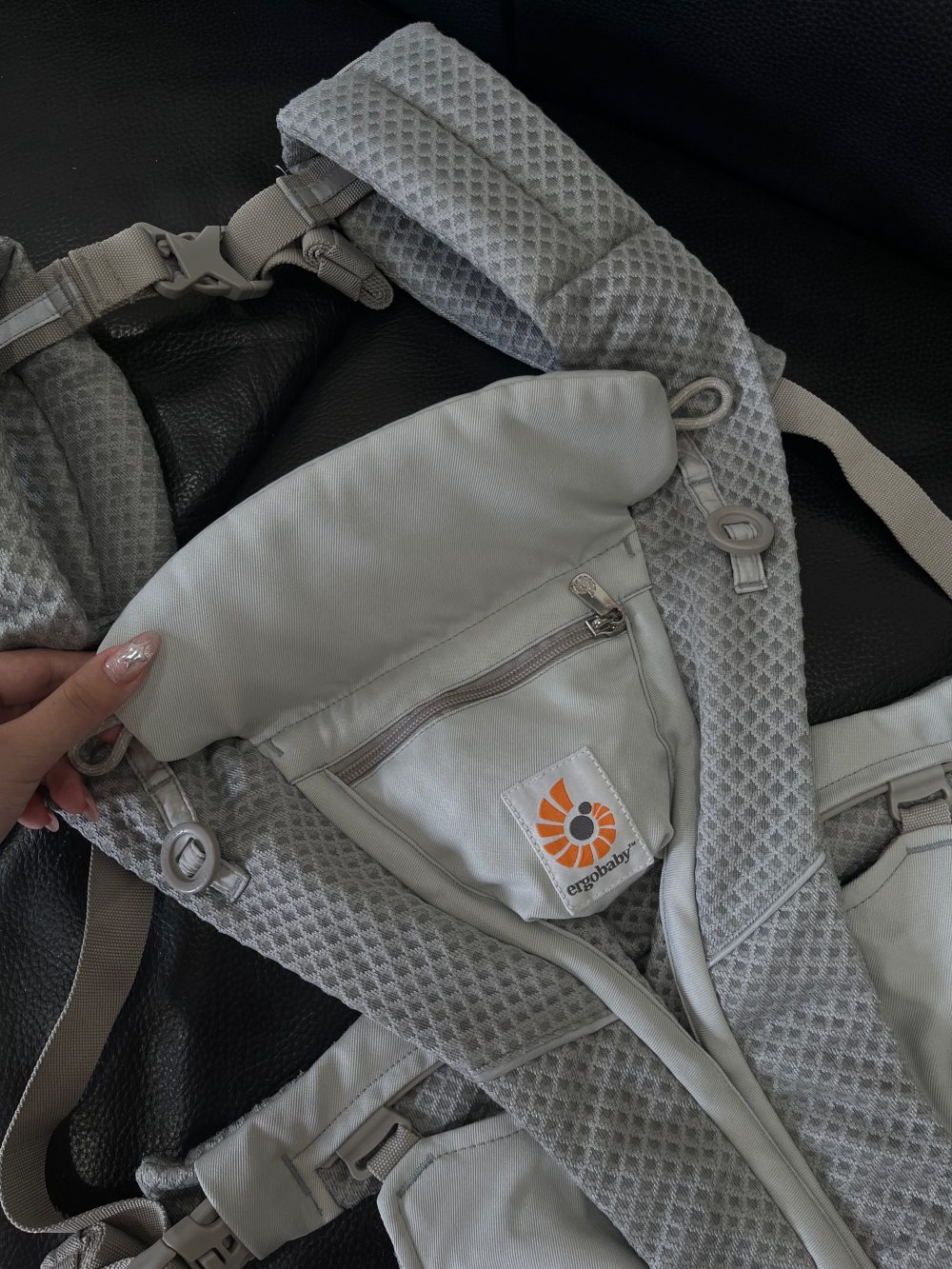 Địu Ergobaby Omni Breeze, Pearl Grey (size: 3kg2→20kg4~ 0→48m) - Ảnh 19