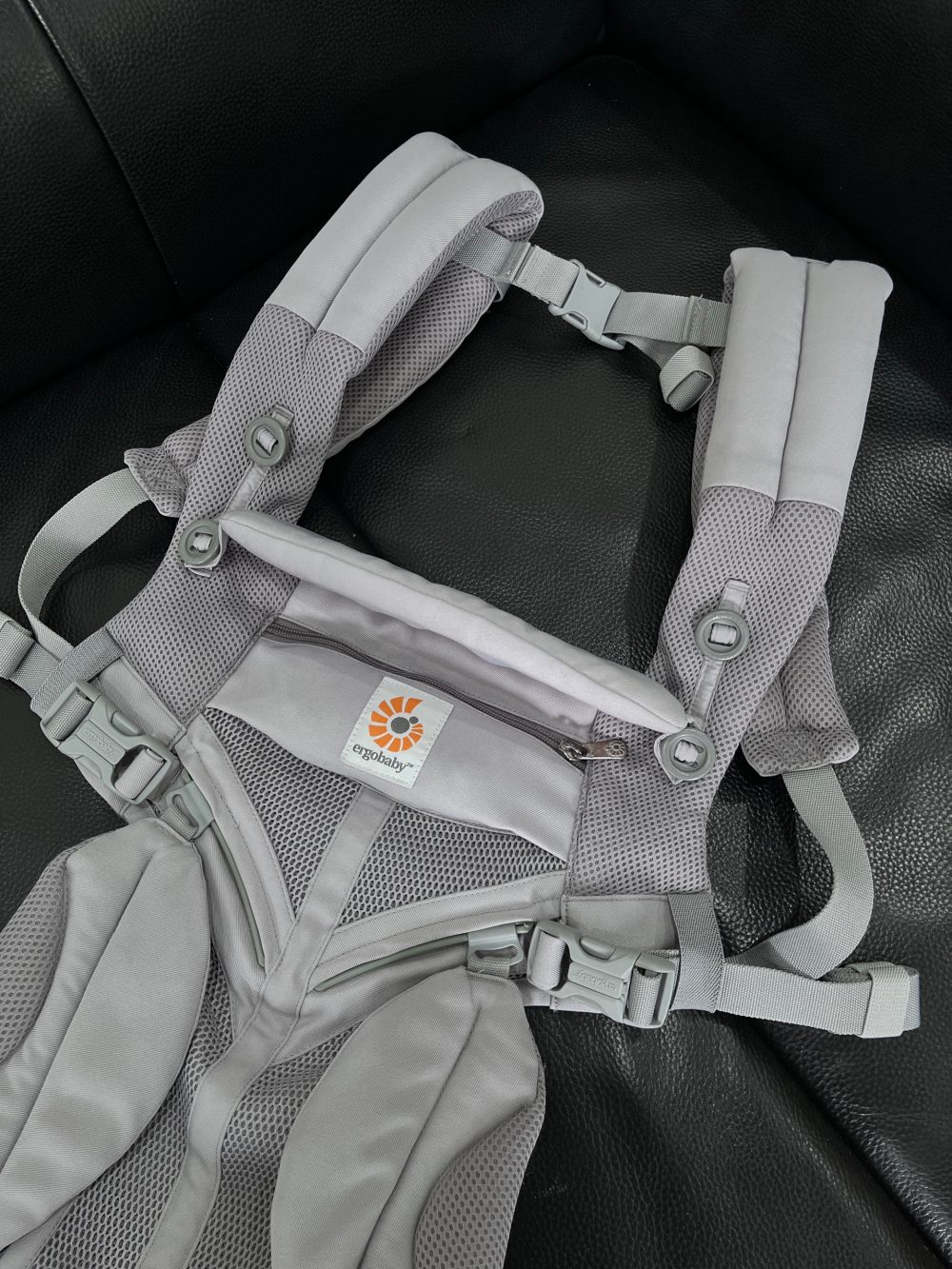 Địu Ergobaby Omni 360 Cool Air Mesh, Pearl Grey ( size:0->48m~ 3kg2->20kg) - Ảnh 6