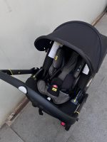 Xe đẩy kết hợp ghế ngồi ô tô Doona màu đen, tặng kèm đệm xe đẩy và miếng lót ô tô (1,8→13,6kg, còn túi đựng) - Ảnh 26