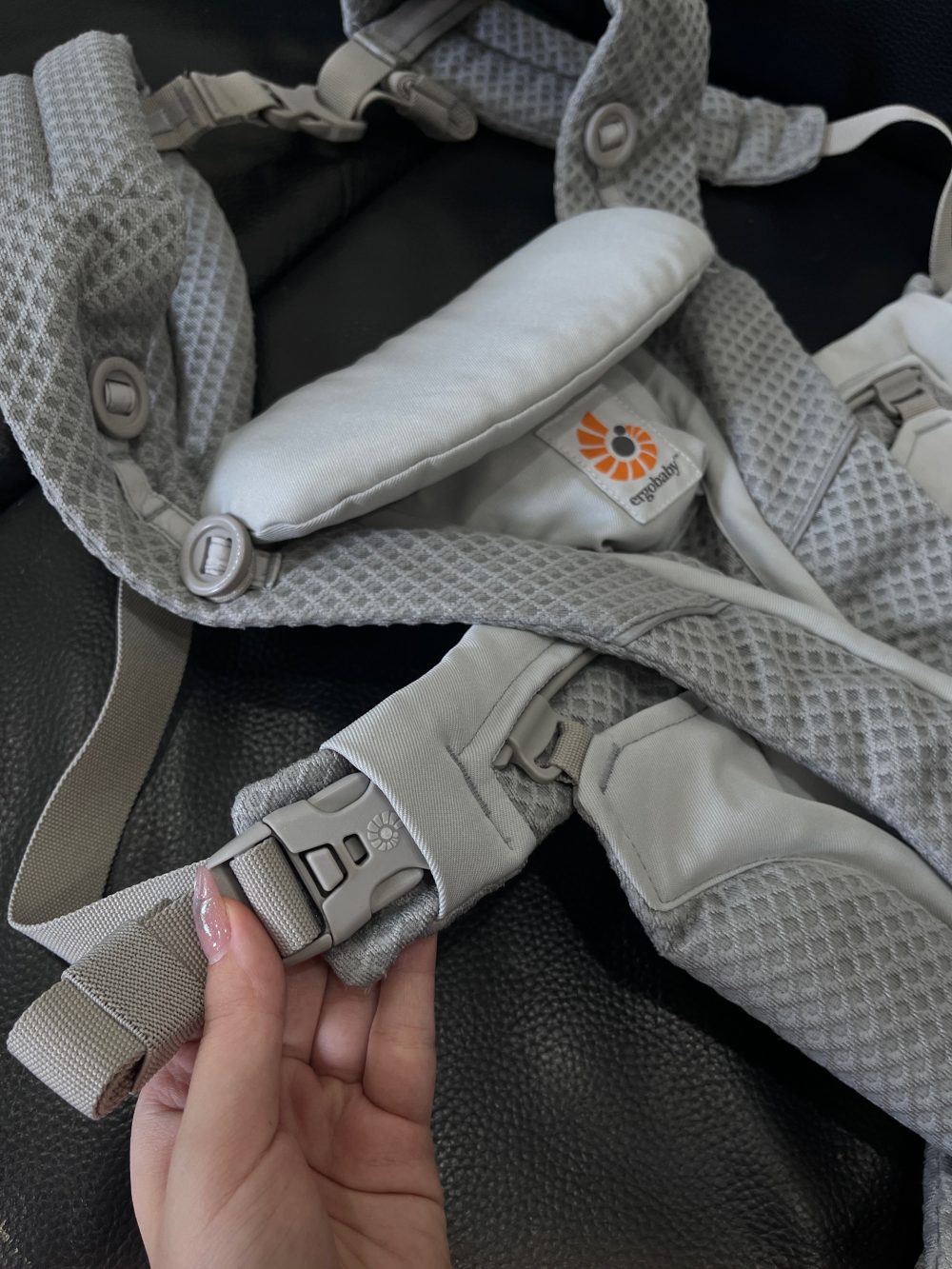 Địu Ergobaby Omni Breeze, Pearl Grey (size: 3kg2→20kg4~ 0→48m) - Ảnh 10
