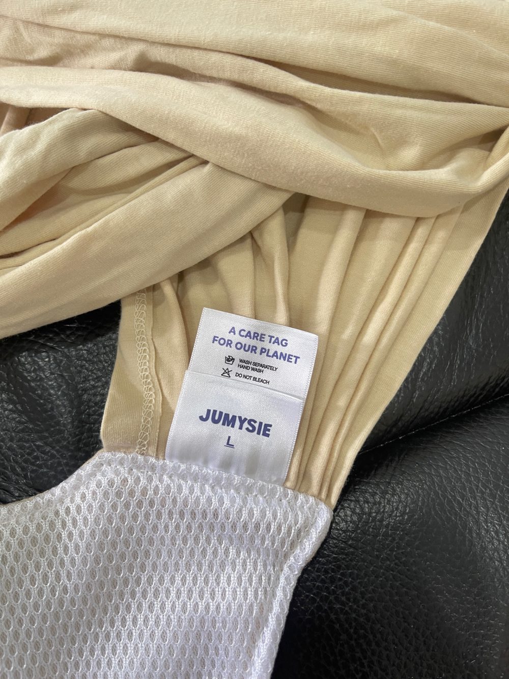 Ðịu vải Jumysie màu be size L ( sơ sinh->15kg) full box - Ảnh 10