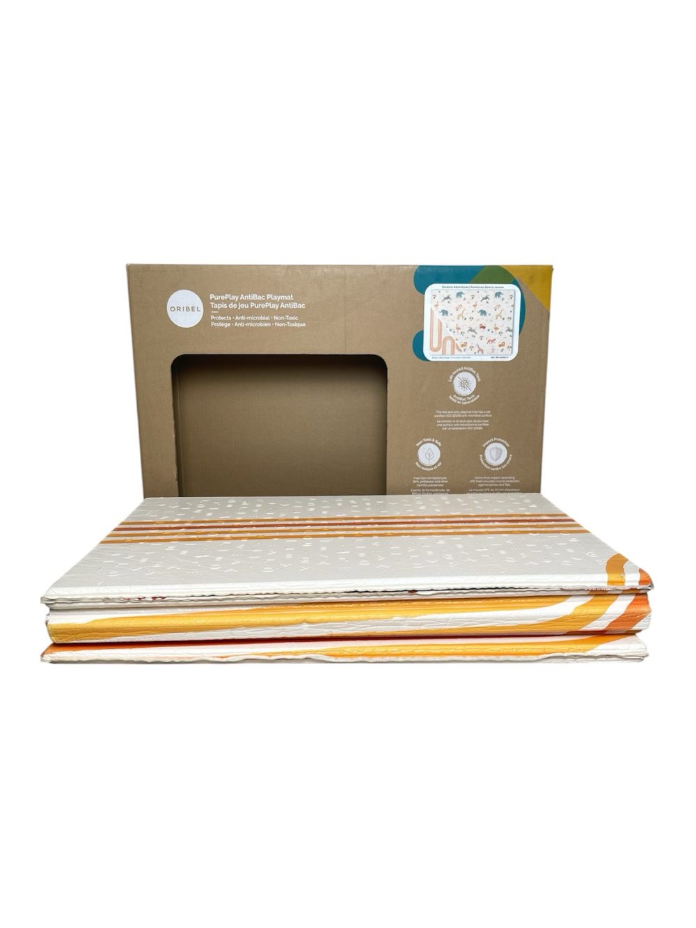 5cc323391edc4e80bf12c7af9d121267 Thảm chơi gấp gọn 2 mặt Oribel Playmat KT 150x200cm (fullbox) - Ảnh 1