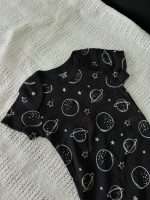 Set 4 bộ bodysuit Gerber họa tiết vũ trụ (size 6→9m) - Ảnh 6