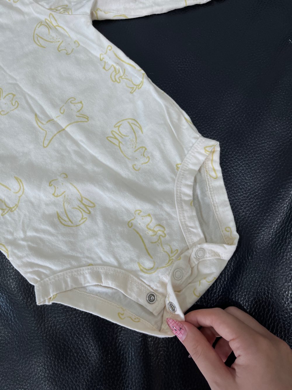 Set 2 bộ body Carter's, Nous màu vàng, màu xanh (size: 3-6m) - Ảnh 5