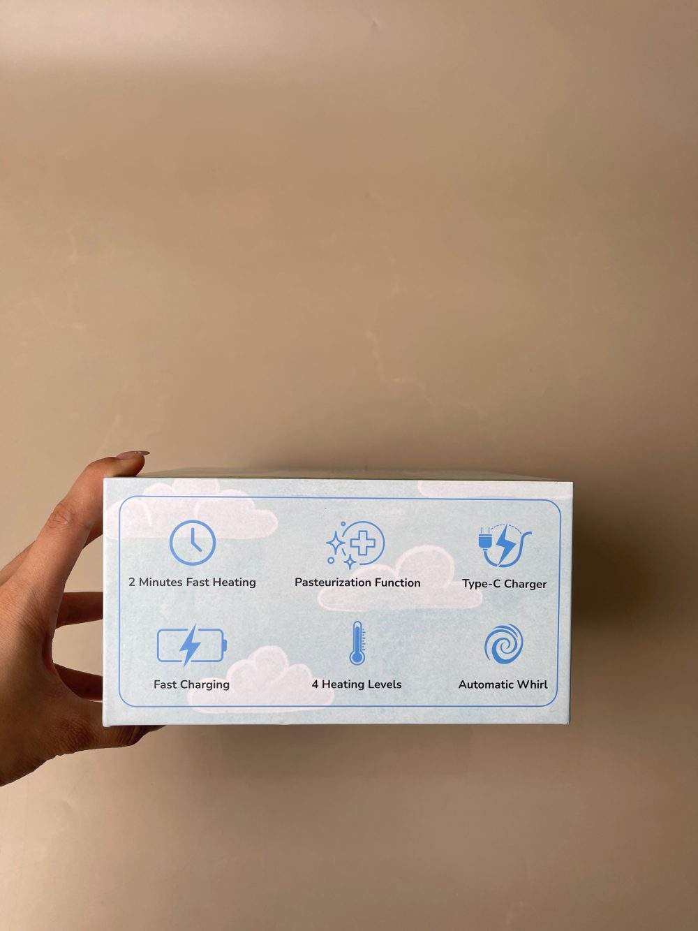 Máy hâm sữa cầm tay JIFFI 5.0, khuấy sữa ( no box) - Ảnh 19