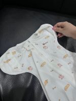 Set 3 nhộng kén ngủ Unbee, 2 màu trắng họa tiết hoạt hình (size 0→3m) & 1 màu xanh (size 0→6m) - Ảnh 12