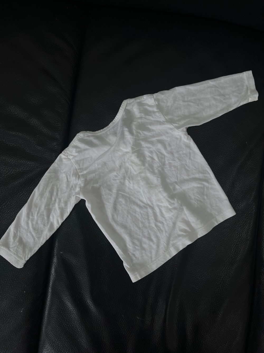 Set bodysuit dài tay kèm quần La Pomme màu nâu (size 0→3m) và bộ quần áo dài tay Asbaby màu trắng (size 3→6m) tặng kèm sleepsuit no brand màu trắng - Ảnh 22
