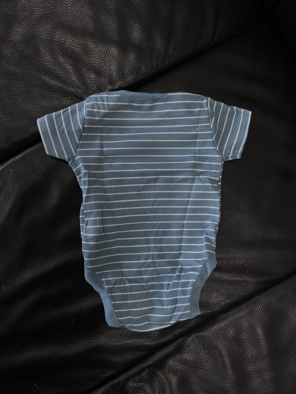 Set 2 bodysuit ngắn tay Mothercare màu sọc xanh dương/xanh lá (size 3→6m) - Ảnh 3
