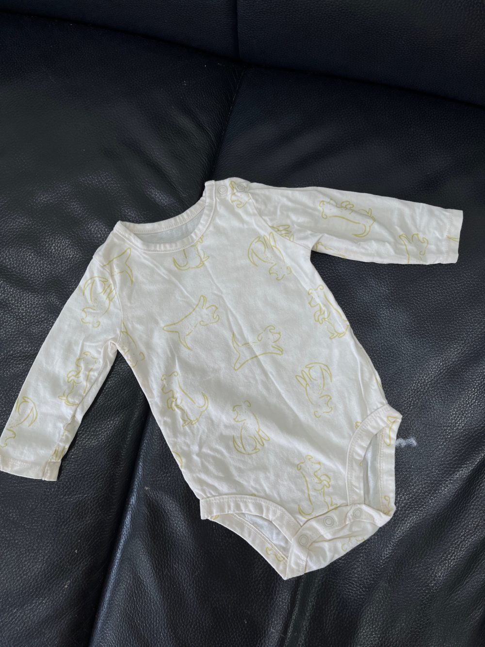 Set 2 bộ body Carter's, Nous màu vàng, màu xanh (size: 3-6m) - Ảnh 7