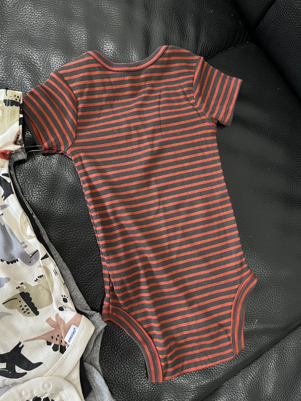 Set 4 bộ bodysuit Gerber chủ đề khủng long (size 6→9m) - Ảnh 25