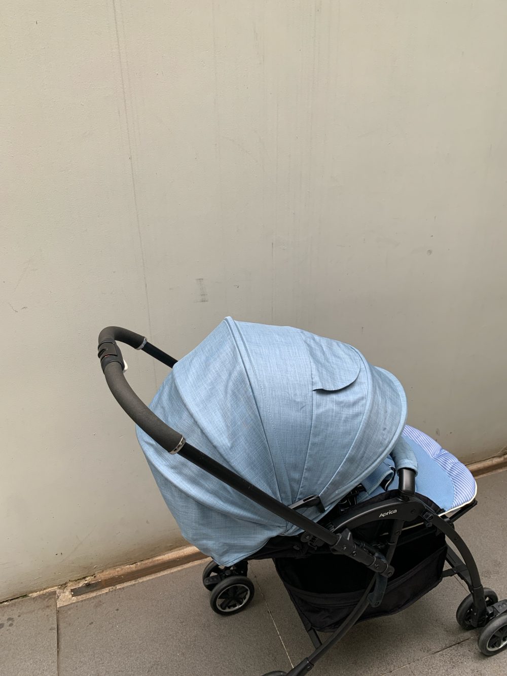 Xe đẩy Aprica Luxuna Comfort màu xanh ( sơ sinh - 15kg~ 36m) - Ảnh 8