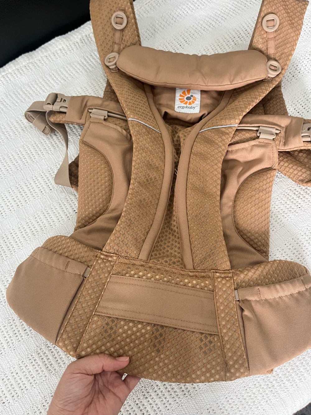 Địu Ergobaby Omni Breeze màu Camel Brown ( size:0->48m ~ 3kg2->20kg) - Ảnh 3