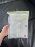 Bodysuit dài tay Uniqlo màu trắng(size 6→9m) - Ảnh 3