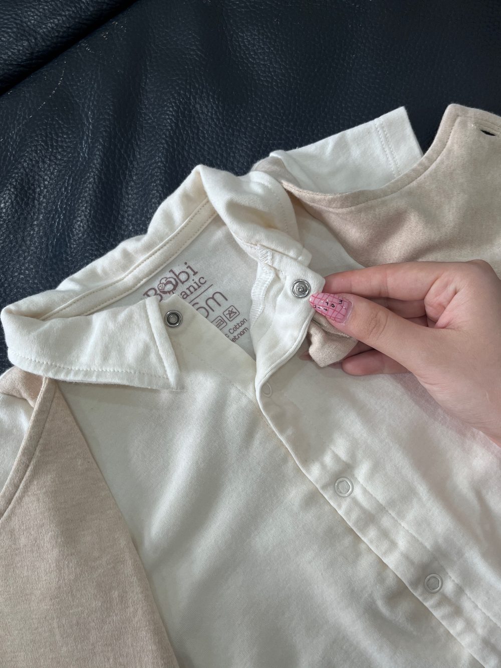 Set bodysuit Bobicraft gile màu nâu kem và bộ quần áo dài tay Boube màu vàng (size 3→6m) tặng kèm ủ quấn Mintuu màu vàng sọc trắng - Ảnh 12