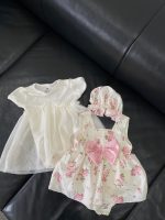 Váy xoè H&M vải tuyn màu kem, tặng kèm váy bodysuit nhí hoa hồng (size: 0->3m) - Ảnh 12