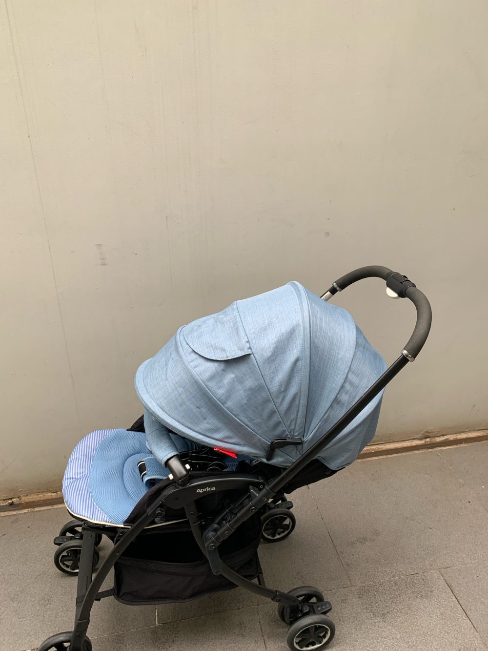 Xe đẩy Aprica Luxuna Comfort màu xanh ( sơ sinh - 15kg~ 36m) - Ảnh 9