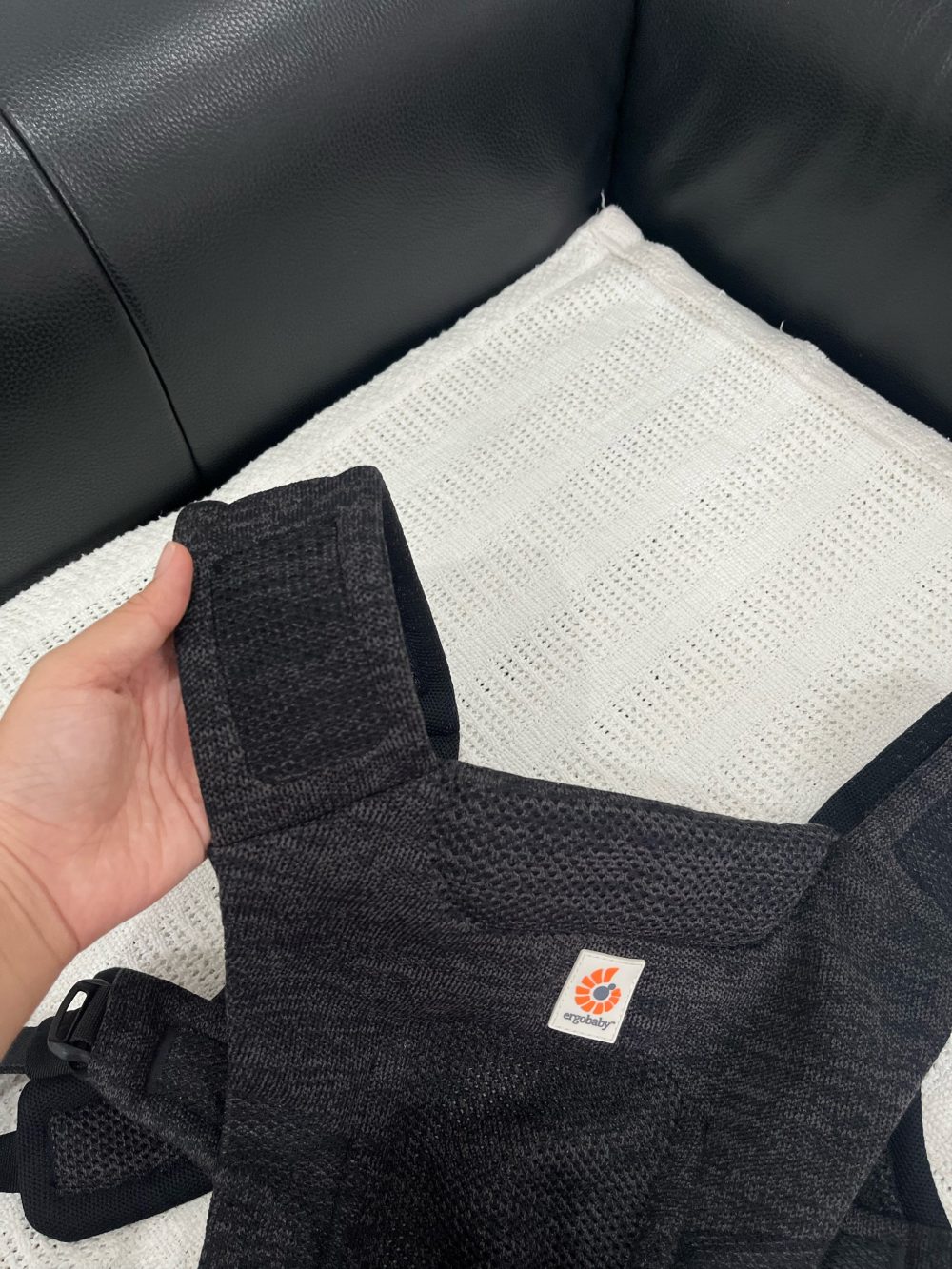 Địu cho bé Ergobaby Aerloom – Charcoal/Black ( size: 3kg2->15kg9 ~ 0->36m) - Ảnh 7