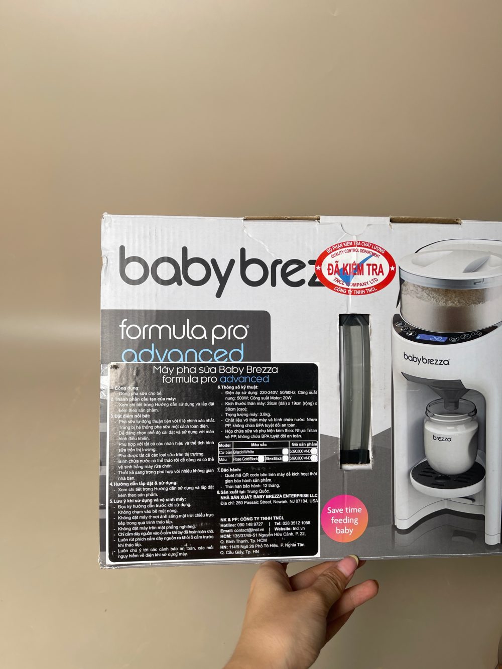 Máy pha sữa Baby Brezza Formula Pro (Full box) - bill VNQ-BH25/1/2027 - Ảnh 26
