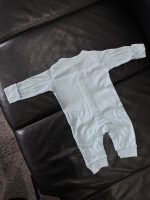 Set 2 bodysuit dài tay Mothercare màu nâu/xanh (size 1→3m) tặng kèm quần dài H&M màu be (size 2→4m) - Ảnh 4