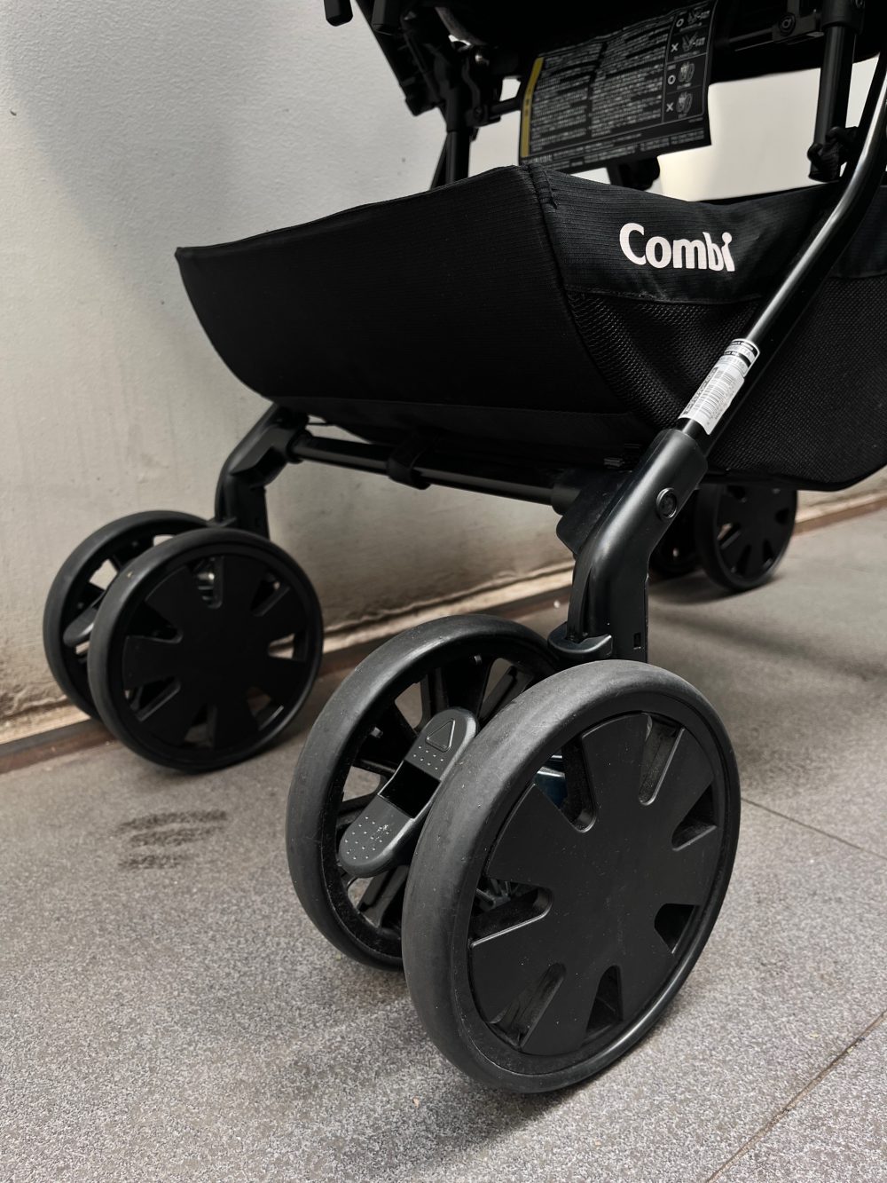 Xe đẩy Combi Crossgo 4 cas màu ghi (size 1→36m, tối đa 15kg) - Ảnh 19