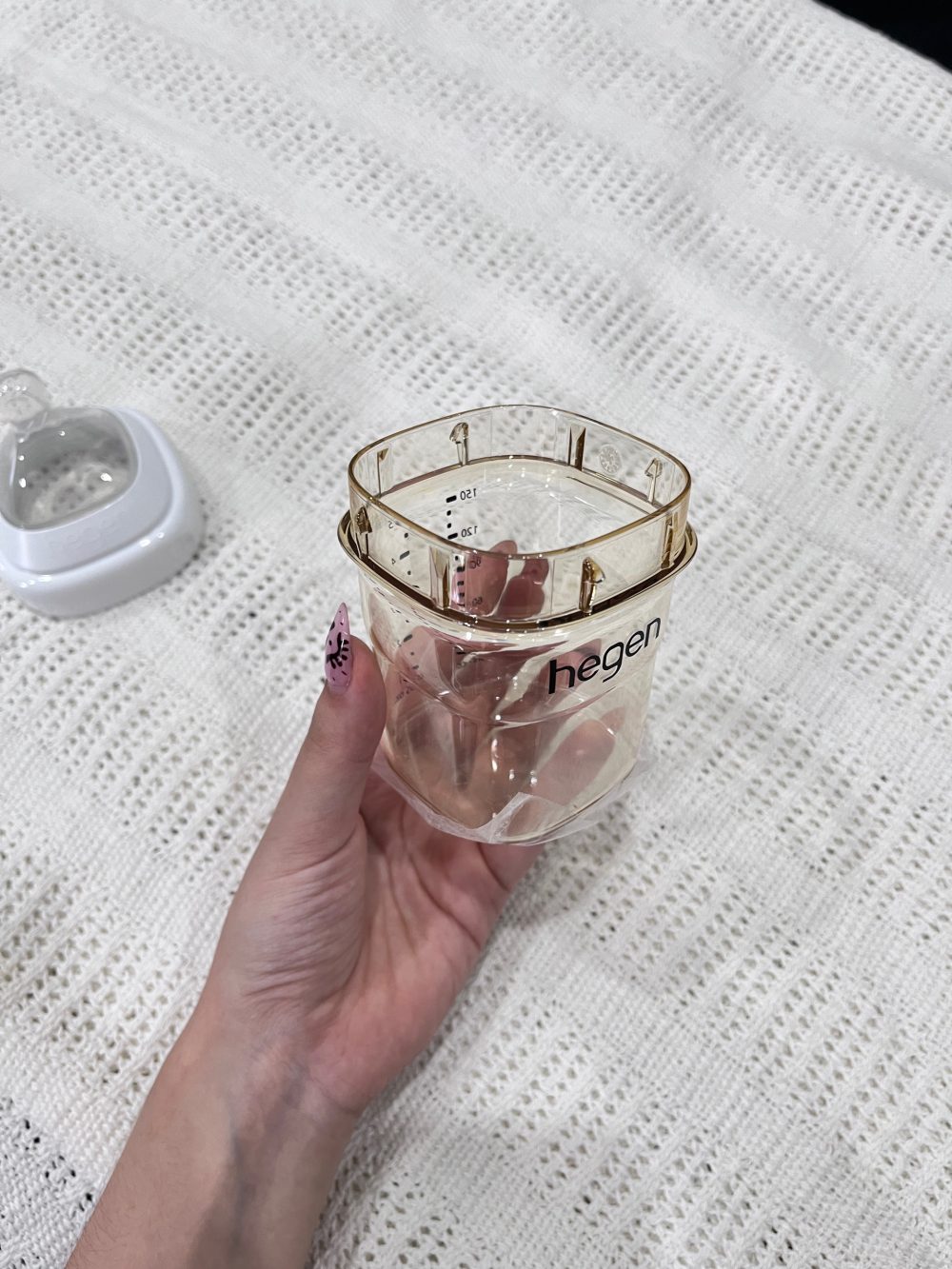 Bình sữa Hegen 150ml kèm nắp màu hồng - Ảnh 7