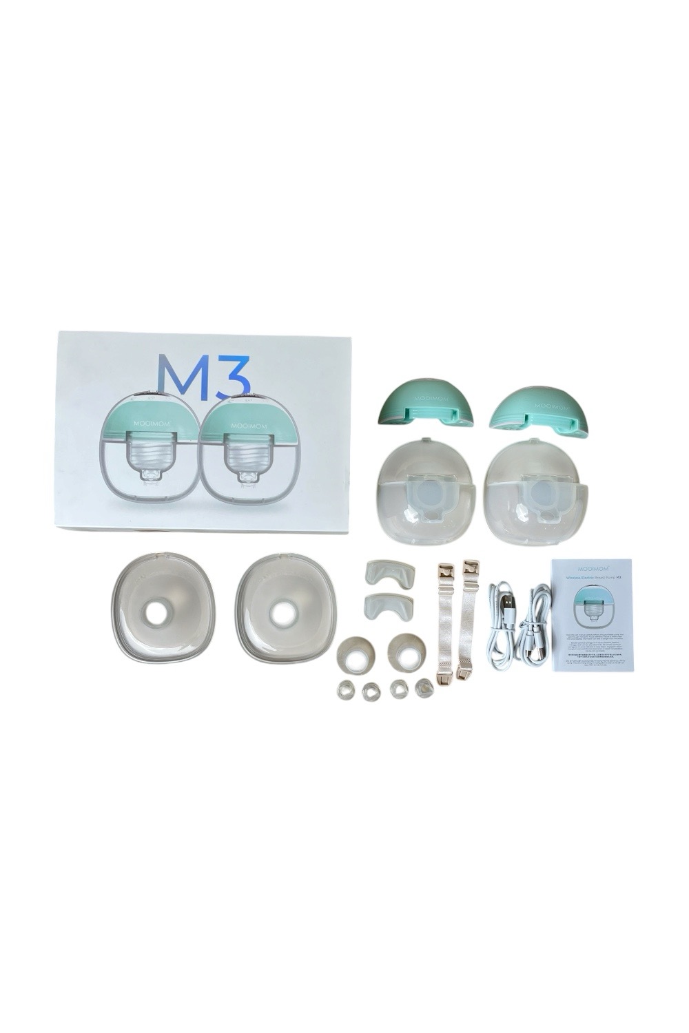 7298ec9216c241f5b575b0f9d290bb82 Máy hút sữa không dây MOOIMOM M3 ( full box) - Ảnh 1