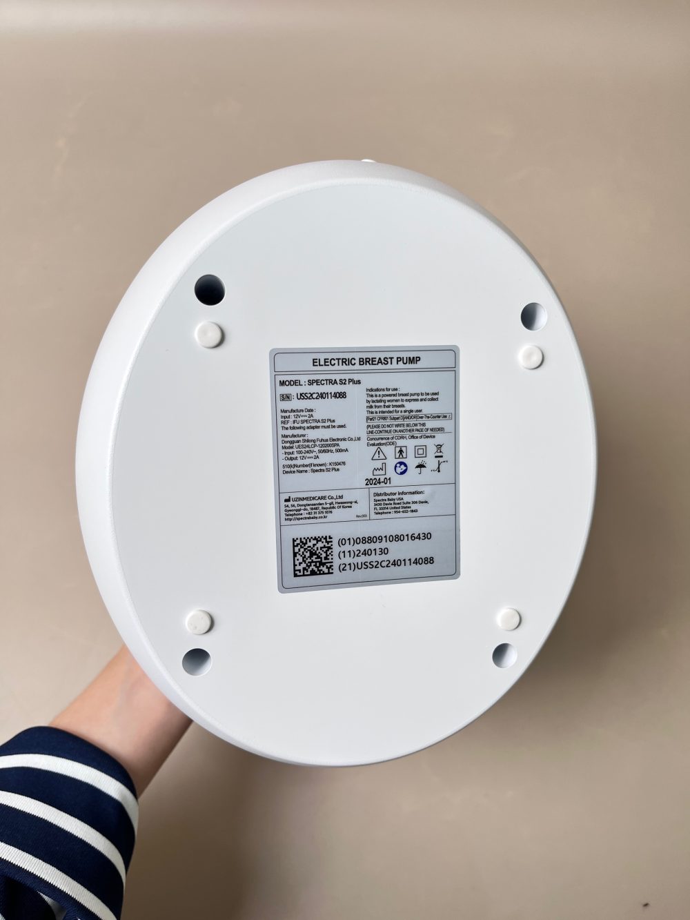 Máy hút sữa Spectra S2 Plus màu hồng (full box) - Ảnh 2