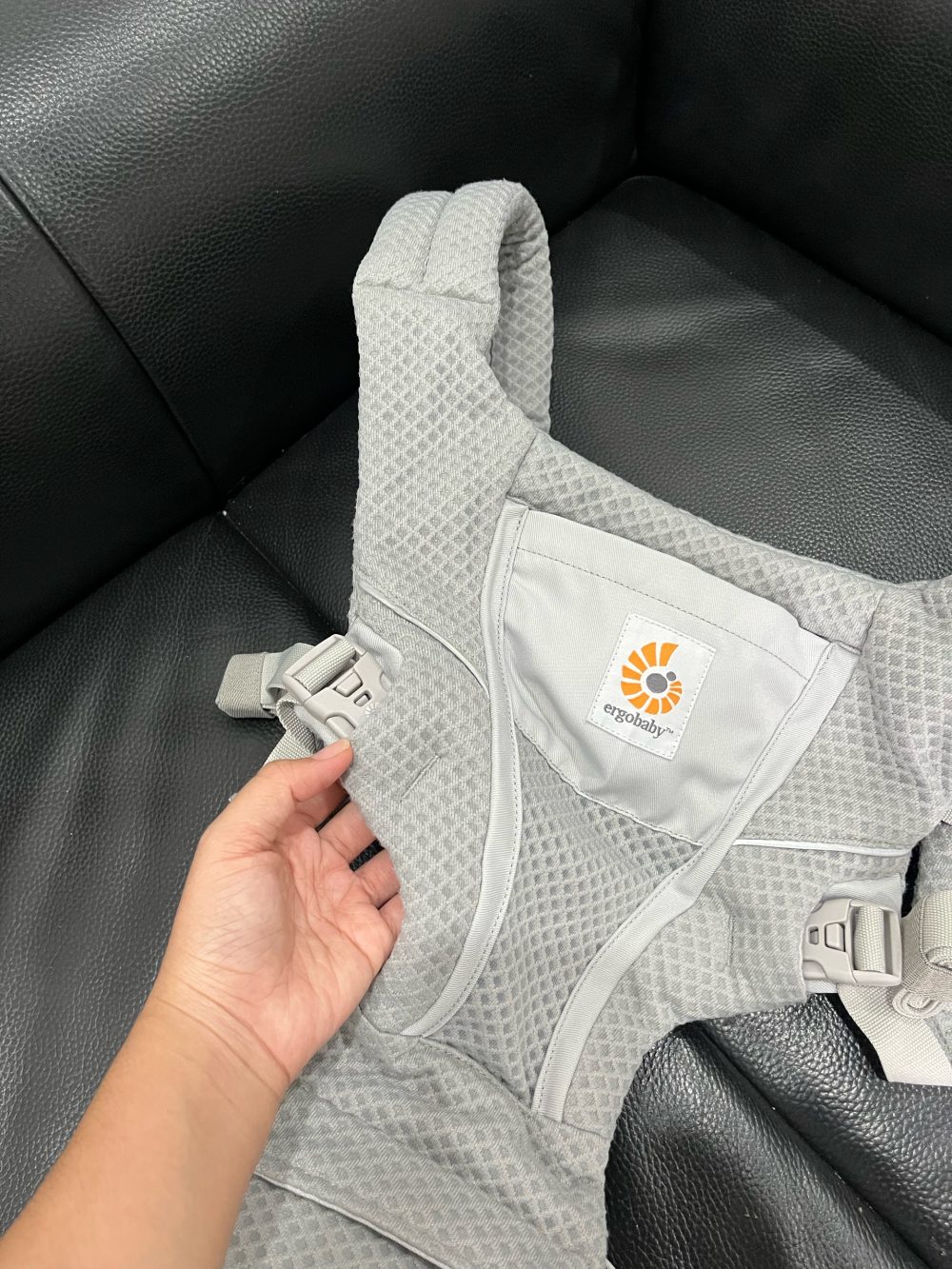 Địu Ergobaby Alta Hip Seat, Pearl Grey ( size: 5,5->20kg ~ 4->48 tháng) - Ảnh 3