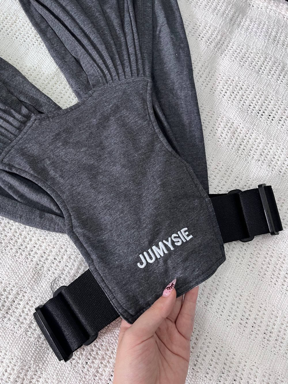 Địu Vải Jumysie màu xám ( size M~0m->18m ) - Ảnh 4