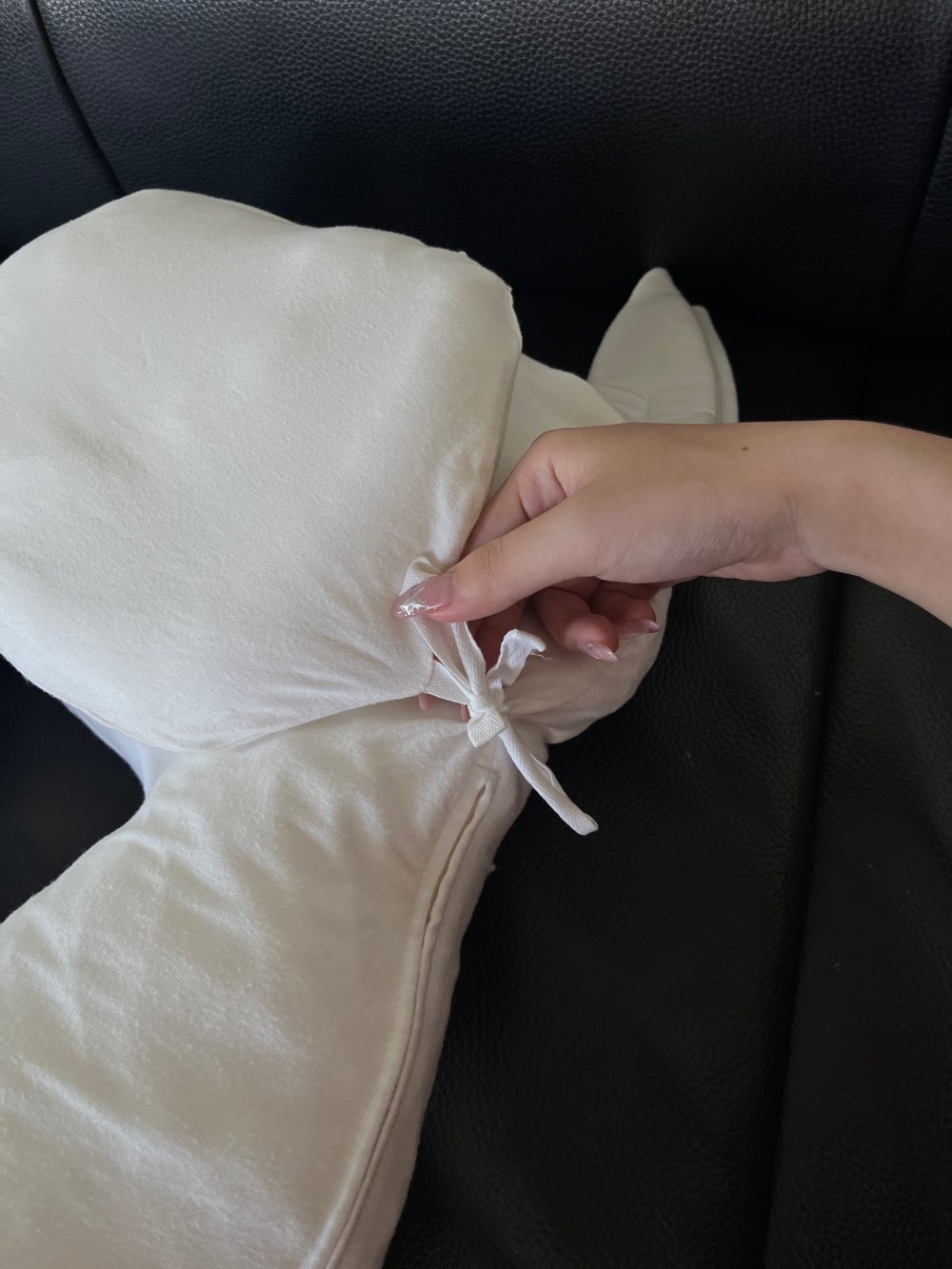 Gối thỏ Raras vải all season màu trắng ( size: 0→2y) - Ảnh 5