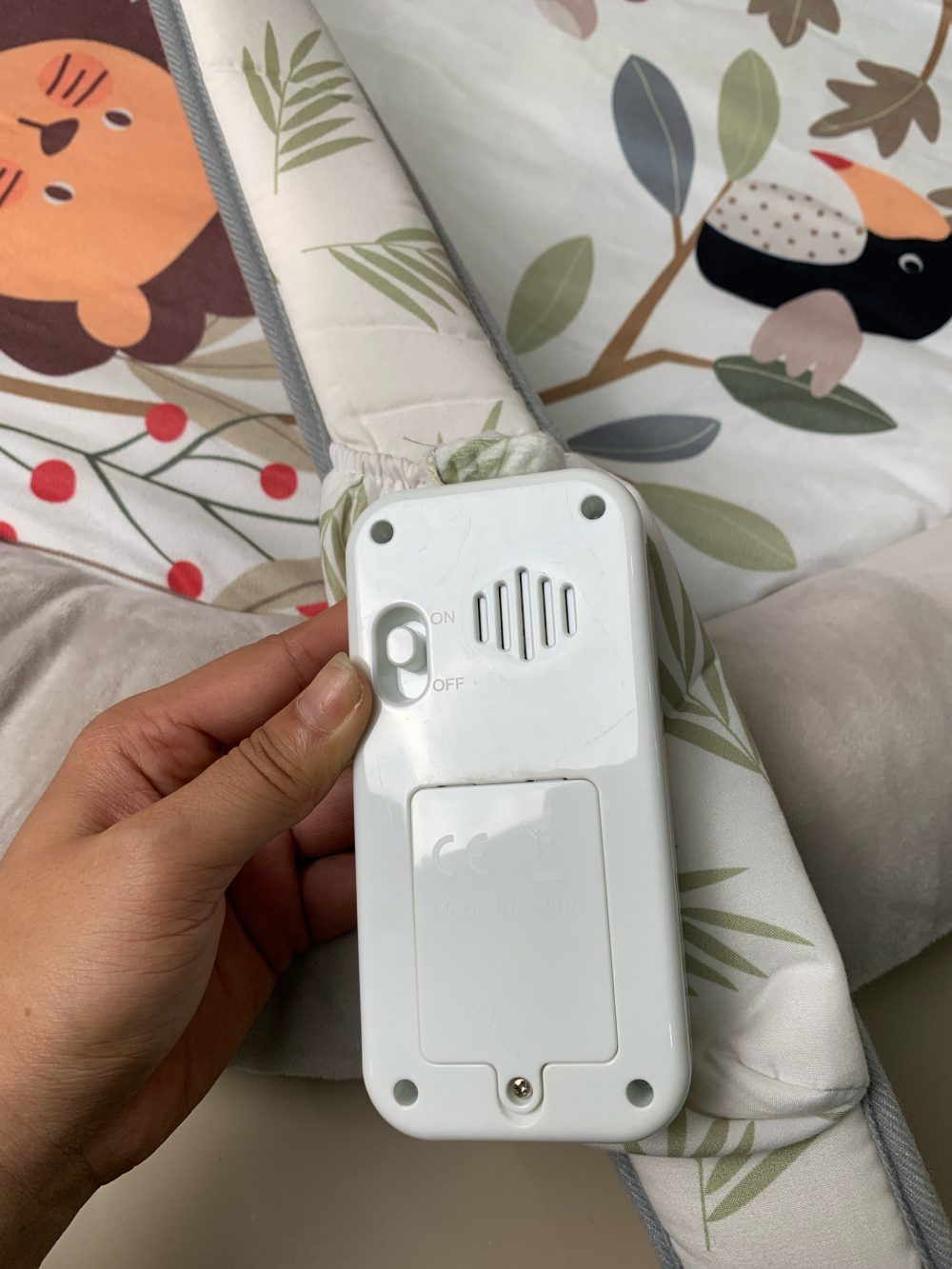 Thảm vải nằm chơi Telun Baby (ConCung) có nhạc, đèn, bảng điểu khiển màu xám (fullbox) - Ảnh 17