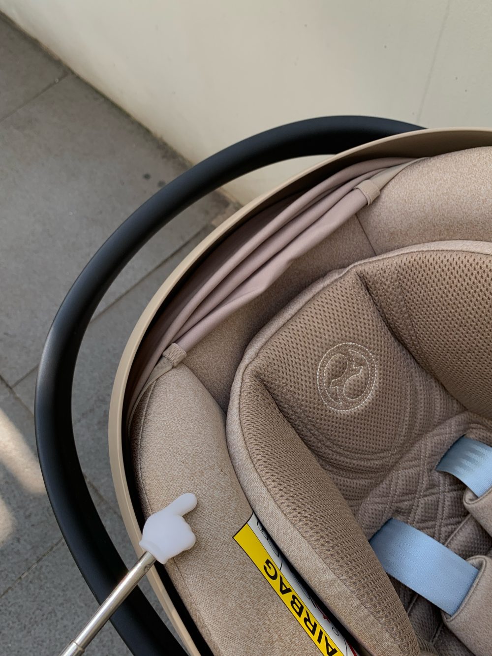 Ghế ngồi ô tô Cybex Cloud T i-size màu cozy beige (45-87cm<13kg) - Ảnh 7