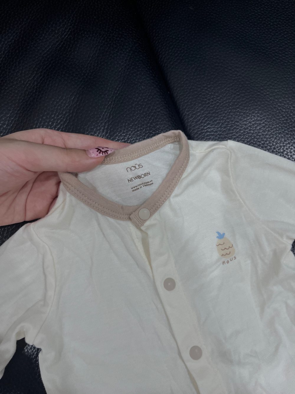 Set 3 bộ Nous màu nâu/be size newborn (kèm 2 mũ và 1 đồ chơi) - Ảnh 20