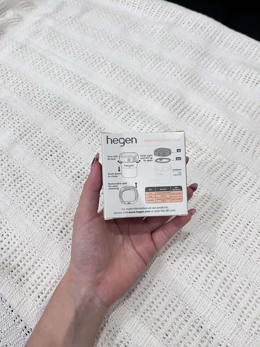 Bình sữa Hegen 150ml kèm nắp màu hồng - Ảnh 10