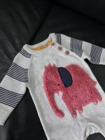Set bodysuit len Mothercare kèm 2 bodysuit H&M màu trắng/sọc xanh (size 0→4m) - Ảnh 16