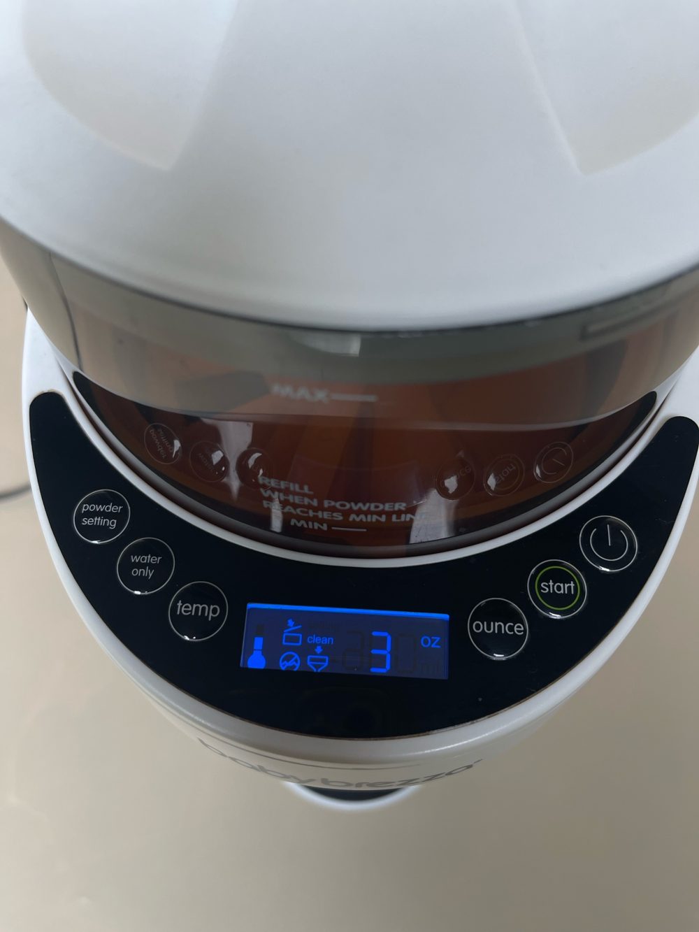 Máy pha sữa Baby Brezza Formula Pro Advanced Black/ White( no box) - Ảnh 10