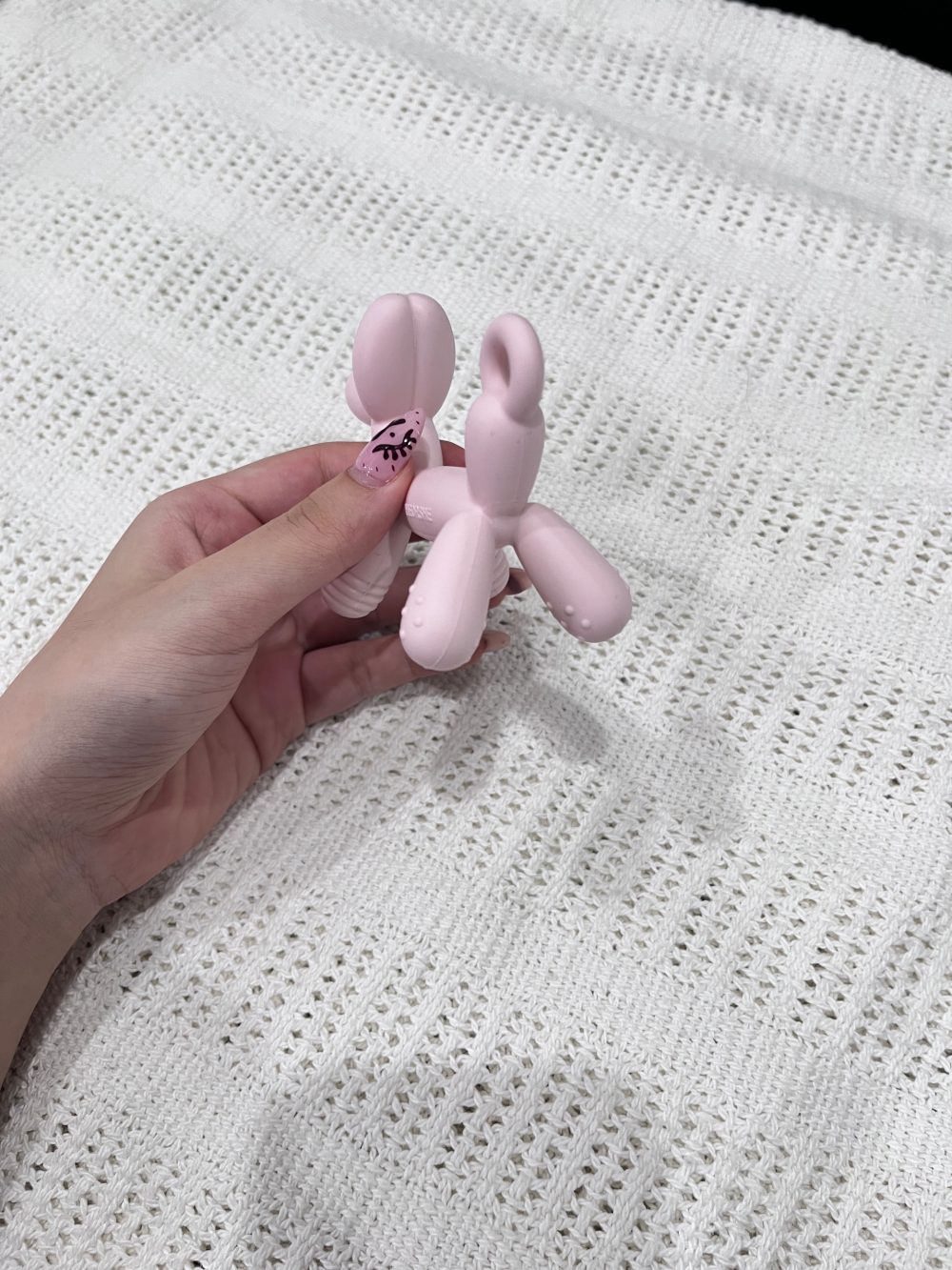 Gặm nướu silicone Puppy Heorshe màu hồng (kèm hộp đựng) - Ảnh 3