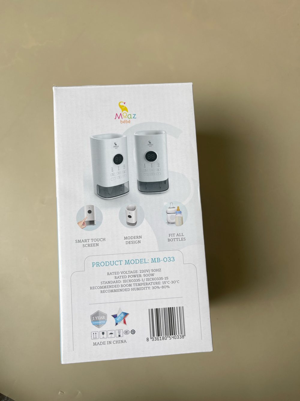 Máy hâm sữa Moaz BéBé MB – 033 ( full box) - Ảnh 5