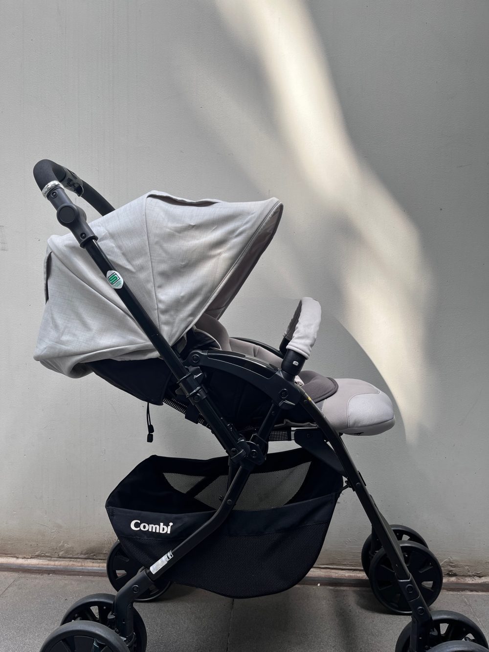 Xe đẩy Combi Crossgo 4 cas màu ghi (size 1→36m, tối đa 15kg) - Ảnh 26