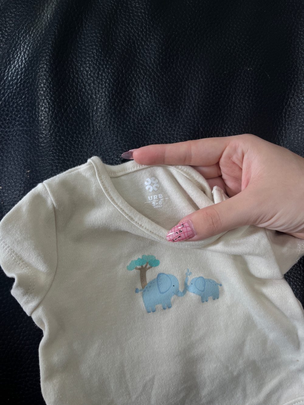 Set 2 bodysuit Pekkle màu xanh và URB màu be (size 3→6m) tặng kèm ủ quấn Mintuu màu xanh sọc trắng - Ảnh 2