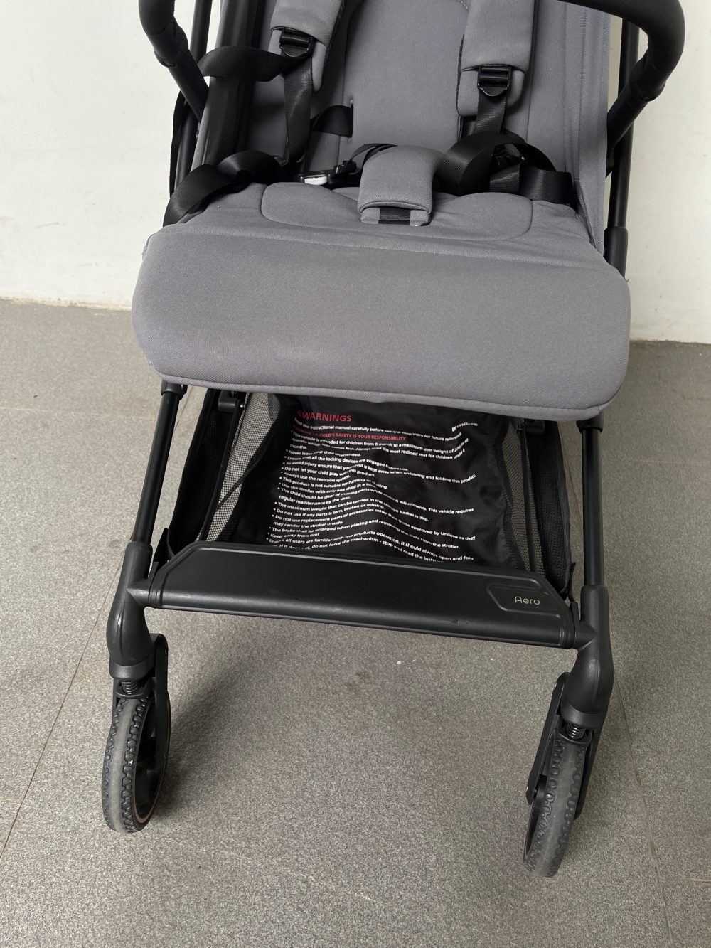 Xe đẩy Unilove AERO khung nhôm màu xám (Size: 0m->4y, tối đa 22kg) - Ảnh 6