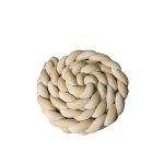 Quây cũi xoắn 4 sợi nhung mềm màu be 3m6