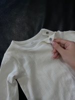 Set 2 bodysuit dài tay H&M màu trắng/xám (size 4→6m) - Ảnh 16