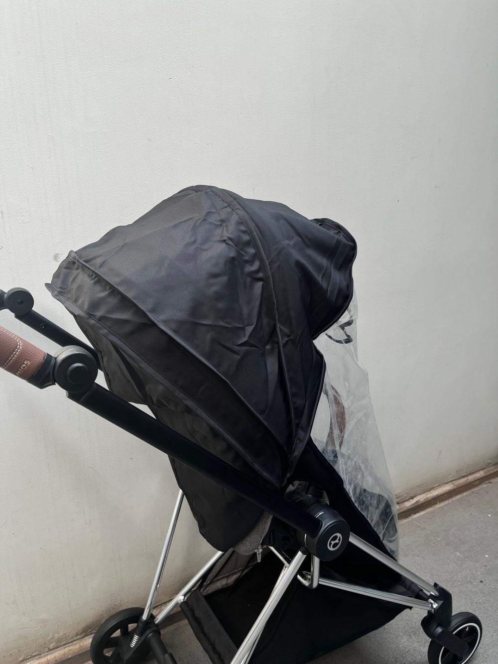 Xe đẩy Cybex mios 3 màu xám khung bạc ( size: 0->4y, tối đa 22kg) kèm adapter và áo mưa cybex - Ảnh 29