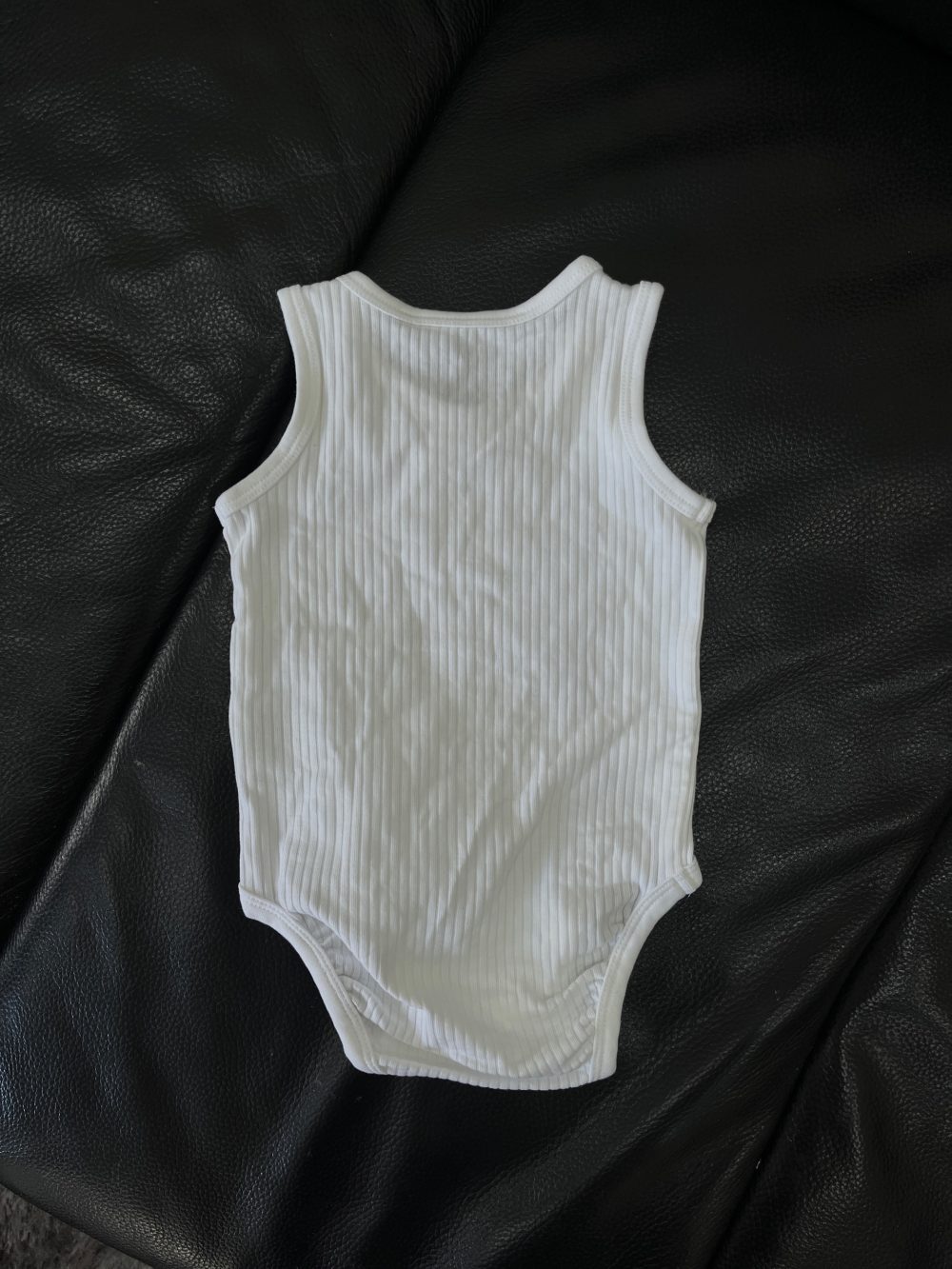 Set 2 bodysuit H&M màu trắng/nâu (size 6→9m) - Ảnh 11