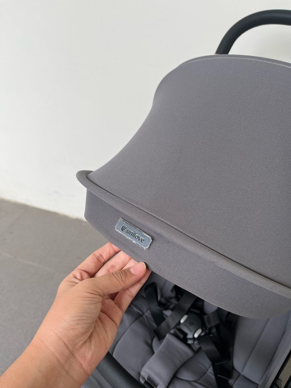 Xe đẩy Unilove Aero khung nhôm màu Stone grey ( size: 0->4y, tối đa 22kg) - Ảnh 20