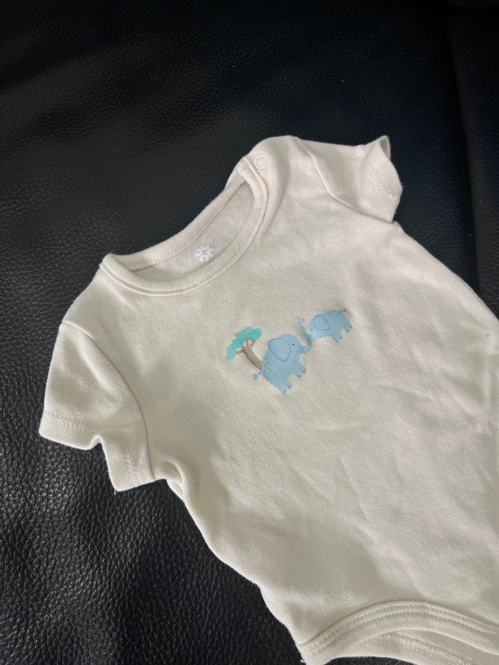 Set 2 bodysuit Pekkle màu xanh và URB màu be (size 3→6m) tặng kèm ủ quấn Mintuu màu xanh sọc trắng - Ảnh 12